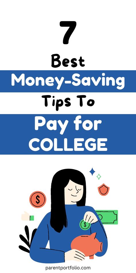 Explore our top 7 best money-saving tips to pay for college and make higher education more affordable. Learn practical strategies for budgeting, scholarships, and more to ease the financial burden of college expenses. Perfect for students and parents planning for a brighter future! Paying For College, Best College Essays, Essay Words, College Budgeting, College Expenses, Student Budget, College Application Essay, College Writing, Saving For College