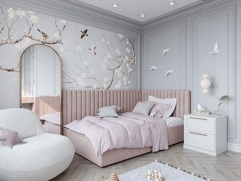 Themes For Home Decor, Pastel Color Bedroom, Kids Room Interior Design, Kids Bedroom Inspiration, Kids Bedroom Designs, Kids Interior Room, Girl Bedroom Designs, Toddler Bedrooms, Girl Bedroom Decor