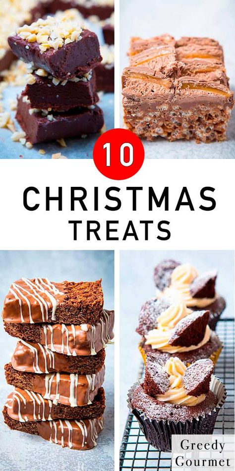 10 Best Christmas Treats Chocolate Fairy Cakes, Best Christmas Treats, Chocolate Flapjacks, Treats And Sweets, Chocolate Orange Cupcakes, Uk Recipes, Chocolate Pairings, Fairy Cakes, Sugar Free Chocolate