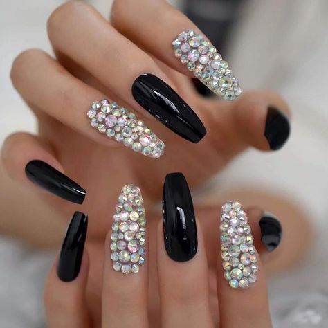 Eda Luxury Beauty Glamorous Artificial Dreamscape Architecture, 41st Birthday, Pink Gel Nails, Black Ballerina, Acrylic Nail Kit, Colorful Nails, Finger Nails, Long Nail, Black Nail Designs