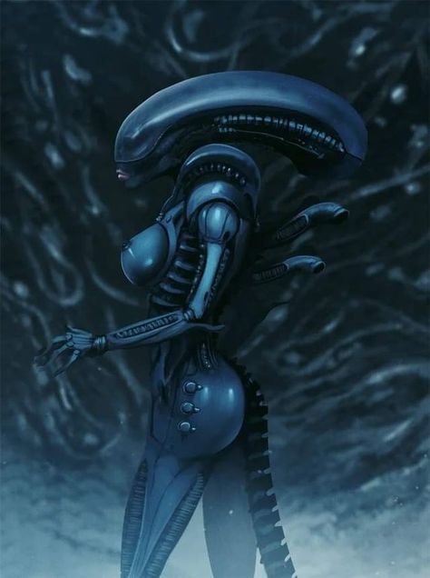 Xenomorph Matching Pfp, Female Xenomorph Art, Xenomorph Pfp, Xenomorph Fanart, Queen Xenomorph, Female Xenomorph, Female Yautja, Xenomorph Art, Xenomorph Queen