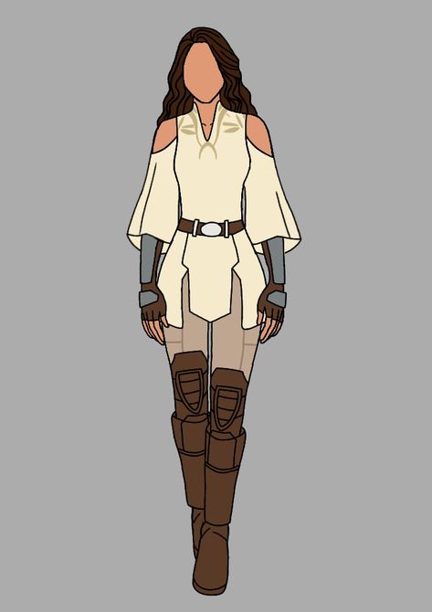 Star Wars Royalty Outfits, Jedi Clothes Female, Jedi Inspired Outfit Female, Starwars Aesthetic Outfit, Star Wars Inspired Outfits Casual, Jedi Robes Female, Star Wars Jedi Outfits Women, Female Jedi Outfit Concept Art, Female Jedi Robes