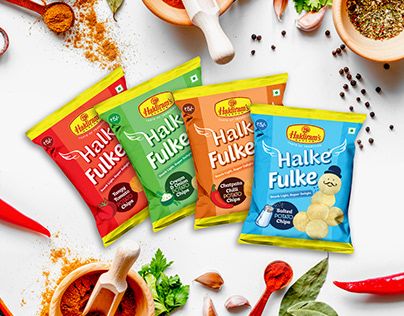 Haldiram's Nagpur Halke Fulke Potato Chips Packaging Rice Branding, Organic Rice Packaging, Potato Chips Packaging, Chips Packaging, Rice Brands, Chip Packaging, Rice Packaging, Butter Mints, Food Art Photography