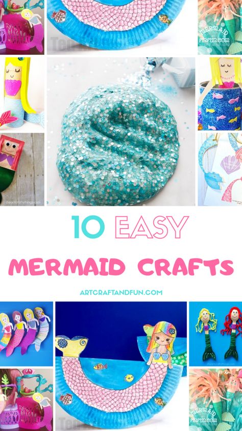 Mermaid Crafts For Toddlers, Sand Art Crafts, Girly Crafts, Under The Sea Crafts, Beach Crafts Diy, Prek Crafts, Crafts For Toddlers, Messy Crafts, Construction Paper Crafts