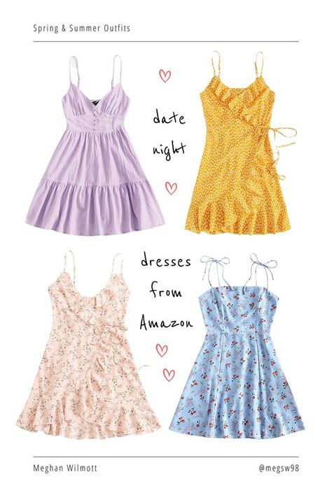 styling 4 cute spring / summer dresses from Amazon Amazon Sundress, Summer Dresses Amazon, Where To Buy Summer Dresses, Breezy Mini Sundress For Day Out, Trendy Mini-length Sundress For The Beach, Amazon Summer Dresses, Amazon Summer Sundress Mini Dress, Amazon Dresses Summer, Amazon Summer Midi Dress Knee-length