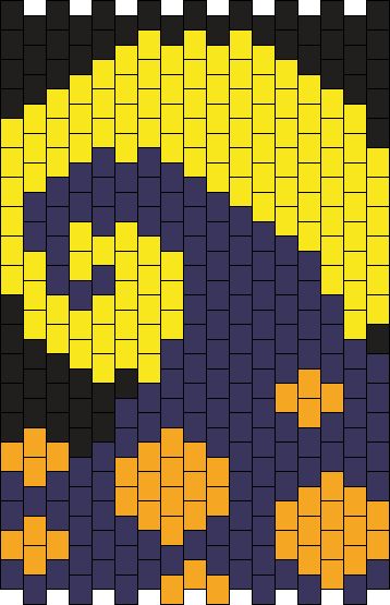 Kandi Flat Panel Pattern, Small Kandi Patterns, Kandi Tapestry, Christmas Kandi, Kandi Panel, Pacman Ghost, Scene Kandi, Kandi Cuff Patterns, Trans Flag