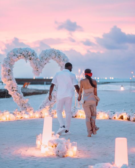 MAJOR THROWBACK: We had the honour of crafting an unforgettable proposal for this beautiful couple. All white flowers with warm lighting against the pearl white beaches of the Maldives is always a great combination! Event managed and styled by: @ikebanamaldives Flowers by: @cactusmaldives Photography and videography: @sovile & @imleedh Location: @tajmaldives #wedding #weddingdecor #event #eventdecor #eventplanners #eventstyling #destinationevents #maldives #maldiveswedding #maldivesisland #... All White Flowers, Maldives Wedding, Maldives Island, Warm Lighting, The Maldives, Life Happens, The Pearl, Beautiful Couple, Event Styling