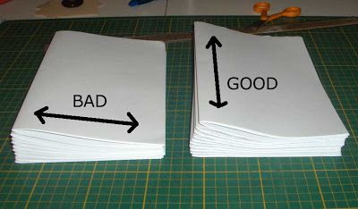 My Handbound Books - Bookbinding Blog: Bookbinding 101 - Paper Grain Book Binding Ideas, Handbound Books, Buku Diy, Bookbinding Ideas, Binding Ideas, Book Repair, Bookbinding Tutorial, Book Binding Diy, Binding Tutorial