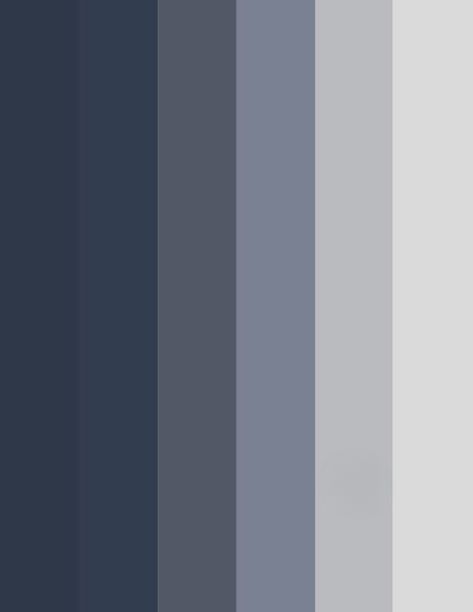 Blue Gray Color Palette Blue And Grey Lounge Ideas, Dark Grey And Navy Living Room, Gray And Navy Bedroom Ideas, Blue Grey Black Colour Palette, Navy Blue Color Palette Living Room, Small Navy Living Room, Dark Blue And Gray Living Room, Navy And Silver Living Room, Blue And Grey Palette