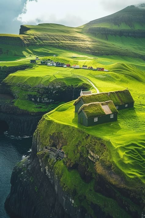 Faroe Islands Denmark, Dream Travel Destinations, Faroe Islands, Vacation Places, Beautiful Places To Travel, Hidden Gem, Beautiful Places To Visit, Pretty Places, Archipelago