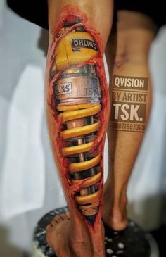 Motocross Tattoo, Biomech Tattoo, Tato 3d, Best 3d Tattoos, Robot Tattoo, Black Light Tattoo, Tatoo 3d, Amazing 3d Tattoos, Mechanic Tattoo