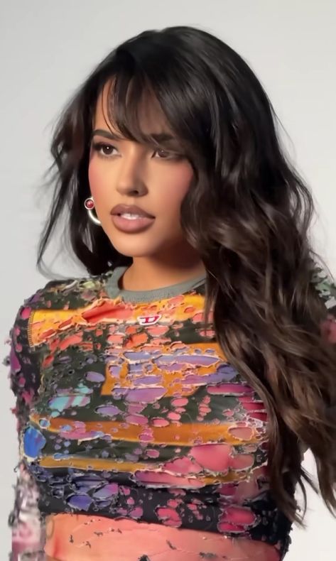 Becky G ❤️‍🔥👸 Becky G Bangs, Gigi Photoshoot, Becky G Hair, G Hair, Video Call With Boyfriend Screen Photo, Screen Photo, Marie Gomez, Becky G, Video Call