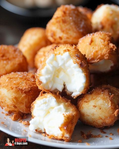 Deep Fried Marshmallows Fried Marshmallows, Deep Fried Fair Food, Deep Fried Desserts, Fried Dessert, Funnel Cakes, Batter Mix, Dessert Recipies, Recipes With Marshmallows, Funnel Cake