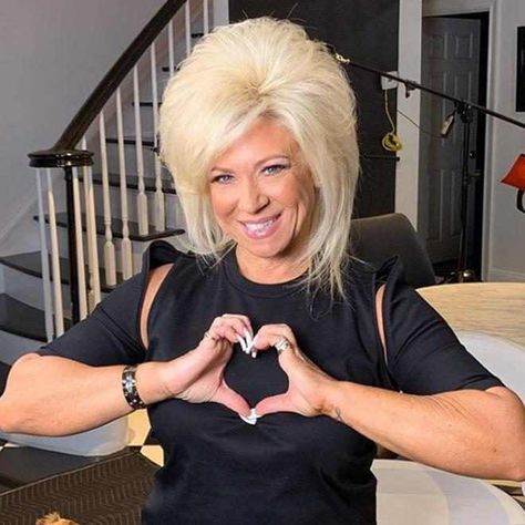 Theresa Caputo Long Island Medium, Theresa Caputo, Louie Anderson, Long Island Medium, Wayne Brady, Taylor Dayne, Teased Hair, Awesome Nails, Psychic Medium