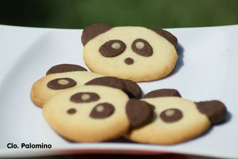 Sablés panda Sugar Cookies From Scratch, Bolo Panda, No Sugar Desserts, Panda Cookies, Cooking Recipes For Dinner, Panda Birthday, Cooking Recipes Healthy, Chip Cookie Recipe, No Cook Desserts