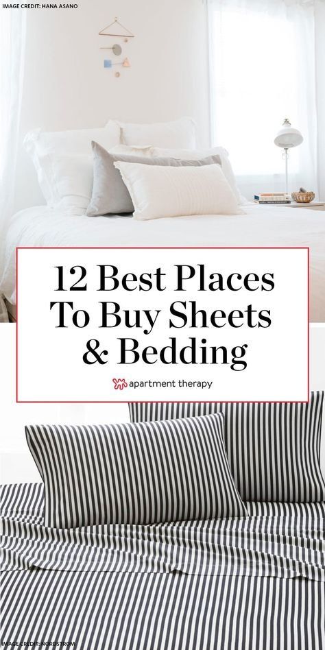 Start here if you want to upgrade your bedroom. These are our 12 favorite places to buy sheets and bedding. #bedding #bedrooms #bedroomideas #bedroomdecor #sheets #bestsheets #linens #homedecorideas #bedroomfurniture #beddingideas Bold Bedding, Best Sheets, Target Home Decor, Bedroom Essentials, Bedding Brands, Decor Essentials, Easy Home Decor, Decor Accents, Cheap Decor