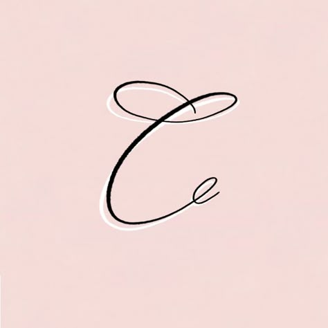 Letter C Initial Tattoo, Initial C Tattoo, C Signature Ideas, Cursive C Tattoo, C Tattoo Initial, C Letter Tattoo, Letter C Tattoo Ideas, C Initial Tattoo, Letter C Tattoo