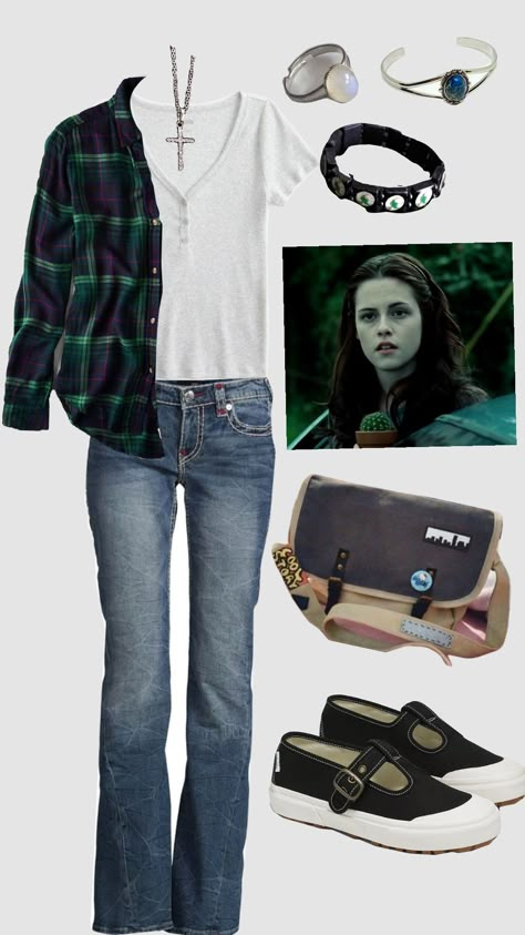 #bellaswanoutfit #bellaswan #twilightcore Bella Swan Outfit Ideas, Twilight Inspired Outfits, Twilightcore Outfits, Cute Summer Ideas, Punk Fits, Bella Swan Style, Outfit Core, Masc Fem, Downtown Style