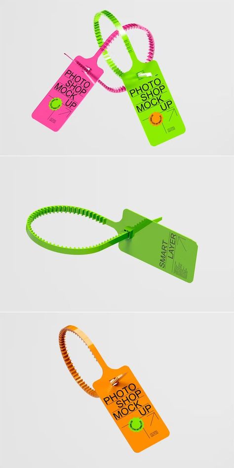 Plastic Tag Mockup Set Plastic Packaging Design, Pr Kit, Tag Mockup, Adobe Illustrator Graphic Design, Branding Design Packaging, Vi Design, Perfume Design, Promotional Design, Packing Design