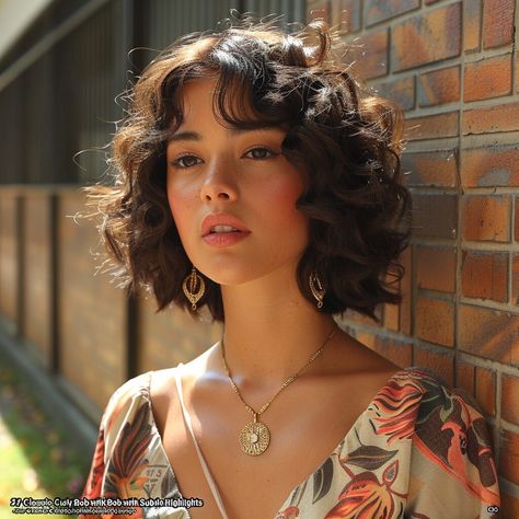 30 Amazing Curly Bob Hairstyles Curly Bob Center Part, Face Framing Short Curly Hair, Curly Hair Middle Part Bangs, Curly One Length Bob, Curly Bob With Fringe Fine Hair, Short Bob Curly Haircuts, Layered Bob Hairstyles For Curly Hair, Curly Lob Curtain Bangs, Short Curly Hair Side Bangs