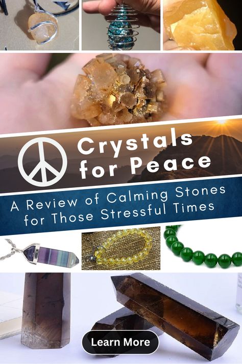 crystals for peace Crystals For Peace And Calm, Crystals For Peace, Peace Crystals, Calming Stones, Peace And Harmony, Worry Stones, Get Ready, Zen, The Top