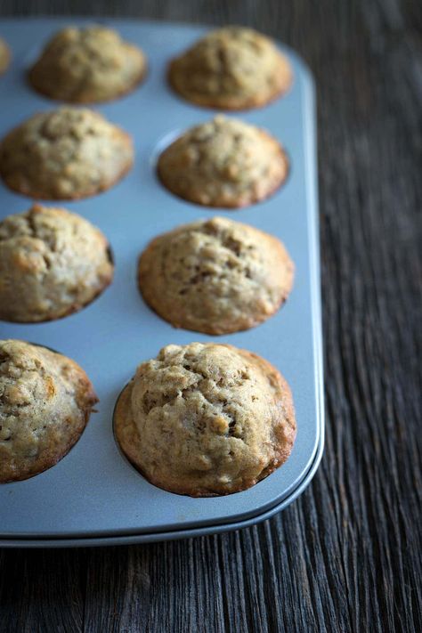 Banana Bread Muffins Recipe, Brown Butter Banana Bread, Bread Muffins Recipe, Banana Bread Muffins Easy, Banana Bread Muffin Recipe, Butter Banana Bread, Banana Bread Loaf, Beautiful Bread, Banana Bread Muffins