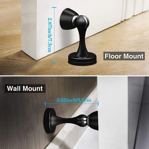 Door Magnet Stopper, Magnetic Door Stopper, Door Stopper Ideas, Room Layout Design, Sweet Room, Contemporary Interior Doors, Hidden Safe, Door Magnet, Door Brackets