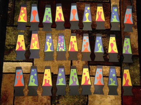 Lava lamp door decs inspired from Pinterest  #doordecs #RAideas Lava Lamp Door Decs, College Decorations, Hall Themes, Ra Door Tags, Ra Inspiration, Door Decorations College, Time Management College Student, Ra Door Decs, Sorority Themes