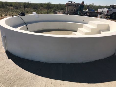 Pila Pools & More - Layne Construction Water Trough Pool, Trough Pool, Cement Pools, Tank Swimming Pool, Cheap Pool, Beautiful Outdoor Living Spaces, Water Trough, Pool Shower, Stock Tank Pool