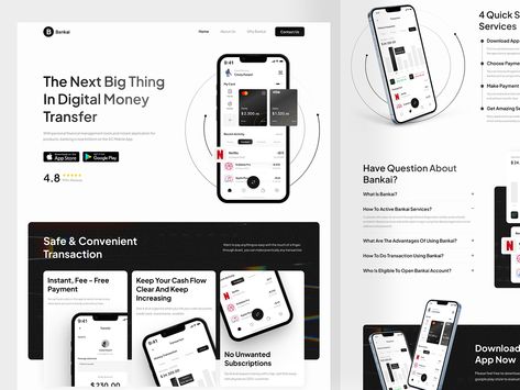 App Design Trends, Minimalist Web Design, Ecommerce App, Web Design Tools, App Landing Page, Church Graphic Design, Webpage Design, App Interface, Video App