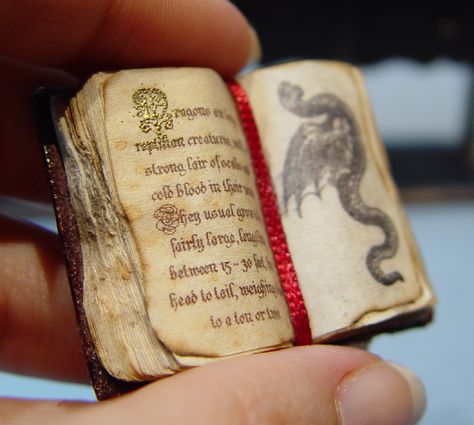 Open Books Open Books, Fantasy Decor, Miniature Book, Ancient Books, Up Book, Miniature Books, Miniature Crafts, Mini Things, Handmade Books