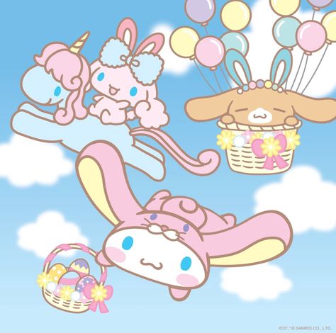 Cinnamoroll Easter Kawaii Easter Drawing, Blue Cinamoroll, Sanrio Easter, Sanrio Art, Hello Kitty Invitations, Kitty Gang, Hello Kitty Wallpaper Hd, Hello Kitty Videos, Hello Kitty House