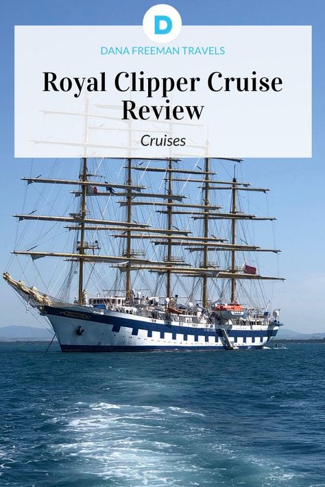 The Royal Clipper is no ordinary cruise ship. With five masts and 42 sails, she is the world’s largest fully-rigged sailing ship. Guests who usually sail on larger cruise ships should know they will not find the same amenities onboard the Royal Clipper. This guide explains all you need to know before you sail #cruise #cruising #royalclipper #starclippers #sailboat Sailing Cruises, Cruise Planning, Tall Ship, Sailing Vessel, Celebrity Cruises, Princess Cruises, Best Cruise, Wine Travel, Cruise Outfits