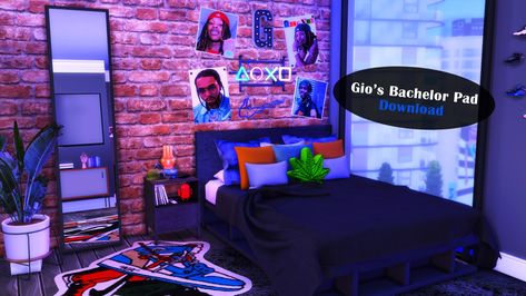 Sims 4 Cc Bachelor Pad, Male Apartment Sims 4, Sims 4 Male House Cc, Sims 4 Urban Home Decor Cc, Sims 4 Male Apartment Cc, Sims 4 Man Cave Cc, Sims 4 Urban Room Cc, Sims 4 Male Apartment, Sims 4 Urban Apartment