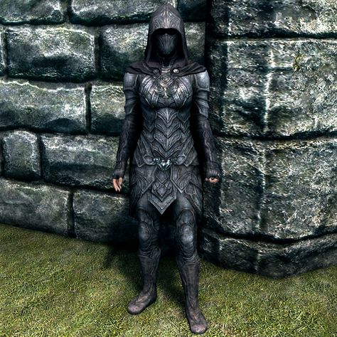 Skyrim Armor Sets, Skyrim Nightingale Armor, Skyrim Nightingale, Nightingale Armor, Armor Female, Warrior Clothing, Skyrim Armor, Thieves Guild, Skyrim Cosplay