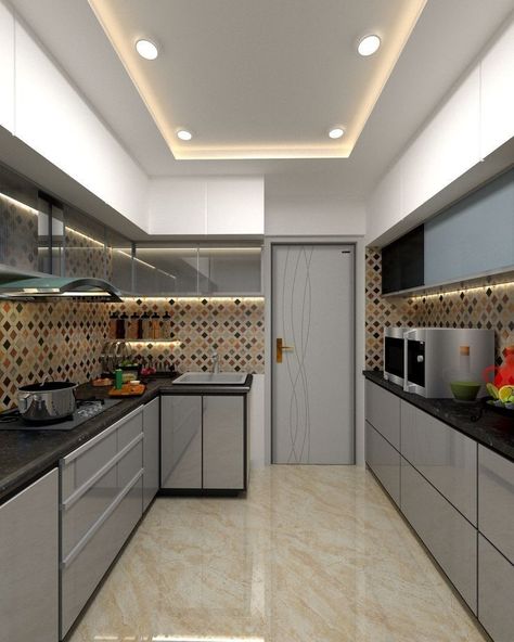 kitchen cupboards indian style 2023 Parallel Kitchen Design, Latest Modular Kitchen Design, Kitchen Unit Designs, Kitchen Wardrobe Design, Simple Kitchen Design, Kitchen Design Color, Kitchen Modular, Kitchen Cupboard Designs, Modular Kitchen Designs