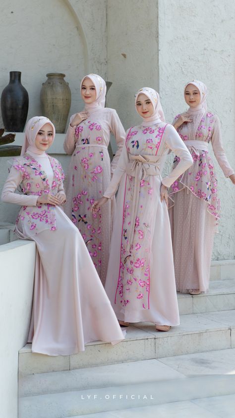 Muslim Dress Party, Dress Wisuda, Dress Muslim Modern, Dress Muslimah, Dress Pesta, Kebaya Muslim, Blouse Casual Fashion, Muslimah Dress, Dress Muslim