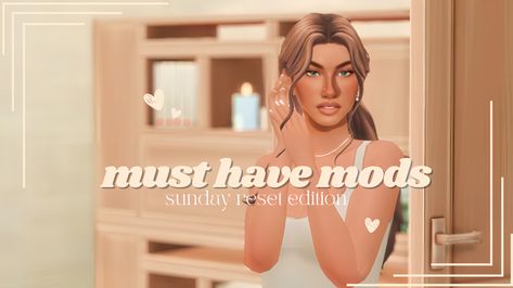 Sims 4 Aesthetic Mods, Sims 4 Realistic, Sunday Reset Routine, New Zodiac Signs, Sims Videos, Reset Routine, Sunday Reset, Cc Furniture, Sims Ideas