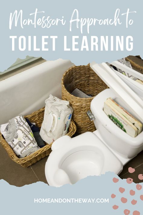 Montessori Potty Training Station, Montessori Bathroom Toddlers, Diy Montessori Bathroom Station, Montessori Toilet, Montessori Toilet Learning, Montessori Bathroom Station Ikea, Montessori Potty Training, Montessori Bathroom, Montessori Theory