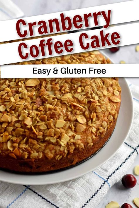 Cranberry Orange Coffee Cake, Orange Coffee Cake, Cranberry Treats, Gingerbread Eggnog, Cranberry Coffee Cake, Classic Coffee Cake, Christmas Breakfast Recipes, Chocolate Gingerbread, Cranberry Cake