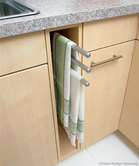 Cabinet Towels, Towel Rack Kitchen, Kitchen Dish Towel Storage, Pull Out Towel Rack, Pull Out Towel Rack Kitchen, Kitchen Cabinet Roll Out Shelves, Kitchen Towel Drawer, Kitchen Towel Rack Ideas, Tea Towel Storage