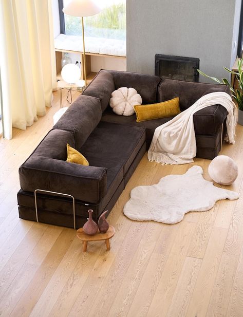 Brown Crea Corner Teddy Couch, L Shaped Teddy Sofa, Livingroom Sectionals, Ottoman Couch, Floor Seating Sofa, Seat Cushion, Floor Sofa Bed Teddy Couch, L Sofa Bed, Gaming Couch, Floor Cushion Couch, Teddy Sofa, Floor Sofa Bed, Square Couch, Ottoman Couch, Plush Couch