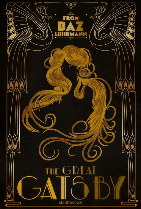 Great Gatsby Poster, Gatsby Poster, Arte Art Deco, Great Gatsby Art, Deco Disney, Disney Movie Posters, Design Art Nouveau, Fashion Poster Design, Motif Art Deco