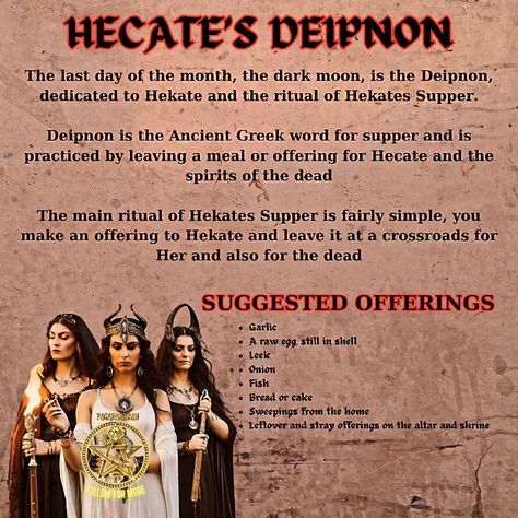 🌙 Dive into the mystic world of Hekate, the powerful goddess of witchcraft and crossroads! 🧙‍♀️✨ - Who is Hekate? 🤔 - Explore her realms of magic and mystery! 🌟🔮 - How can she guide your spiritual journey? 🌿🌌 - Join me as we uncover the secrets of Hekate's ancient wisdom! 📜🔍 #Hekate #goddessofwitchcraft #babywitch #beginnerwitch #witchcraft101 #spellwork Hekate November 16, Crossroads Aesthetic, Hekate Goddess Art, Mother Hecate, Child Of Hecate, Hekate Aesthetic, Hekate Altar, Baneful Magick, Hecate Altar