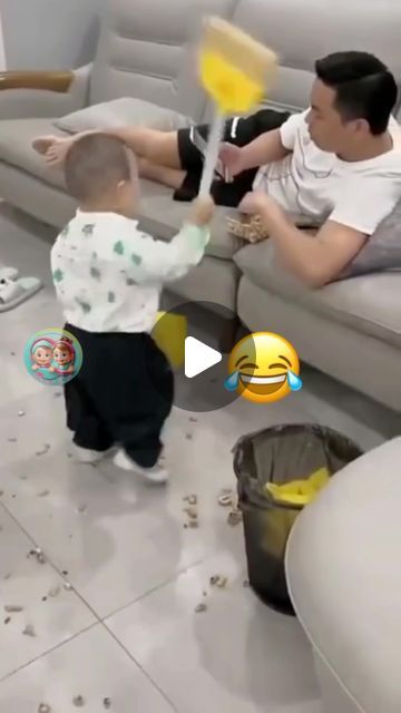 Adam & Elea on Instagram: "When Dad’s Mess Meets Toddler’s Clean-Up Crew! 🐾😹 #AdamAndElea Ft @my.petsie  _______________  Explore our link in bio for the best kids & baby toys! 🛁🛍️🛒 _______________  Follow @adam.elea1 For More Daily Videos 🔥❤️  _______________  ❤️ Double Tap If You Like This  🔔TurnOn Post Notifications  🏷️ Tag Your Friends  _______________  Plz Dm for credit & removal 💬 _______________  While Dad’s glued to his phone, munching on nuts and tossing the shells on the floor, the toddler is hard at work cleaning up. But the real star? The sneaky cat stalking the scene, ready to serve some hilarious justice! 😂🐱  _______________  Our social Media : 👇(contact on us Instagram    @adam.elea  _______________  #DadFails #ToddlerCleanup #FunnyVideos #CatComedy #ViralMoments Cat Stalking, Sneaky Cat, Voice Lessons, Voice Lesson, Amazing Animal Pictures, Real Star, Animal Antics, Daily Video, Funny Films