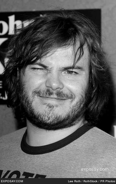 Jack Black, love this man.. hilarious and an amazing voice!! Sarcastic Face, There Can Only Be One, 100 Faces, Tenacious D, Heads Challenge, Portrait References, 100 Heads, Bond Girl, Tomboy Chic