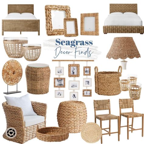 Sea Grass Decor, Seagrass Furniture, Seagrass Chairs, Coastal Interior, Coastal Interiors Design, Grass Decor, Coastal Interiors, Amelia Island, Sea Star