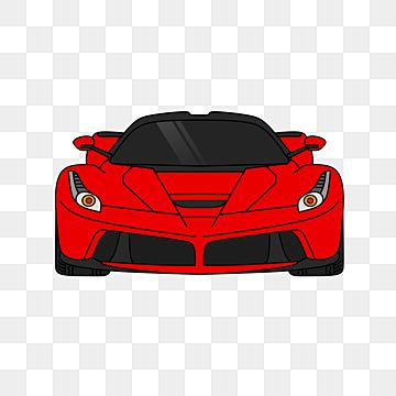 Car Front View Drawing, Ferrari Clipart, Train Front View, Scorpio Car, Car Front View, Drawing Sunset, Car Animation, Road Race Car, Car Clipart