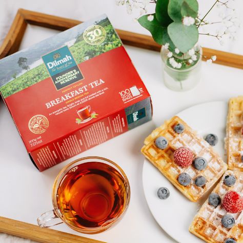 Enjoy waking up to the bright and brisk flavours of “The Best Breakfast Tea in the World”: Dilmah Founder’s Anniversary Reserve - Breakfast Tea. Now 10% OFF!  Shop Now: https://shop.dilmahtea.com   . . . #DilmahTea #CeylonTea #Tea #LoversofTea #PureCeylonTea #TeaTime #Cuppa #BlackTea #BreakfastTea #TeaoftheMonth #Natural #TeaAddict #MorningTea #TeaLover #Exceptional #TeaInspired #Taste #Goodness #Purpose #NoCompromise #ShopOnline #DoTryIt #NoCompromiseonTaste Dilmah Tea, Tea Photography, Ceylon Tea, The Best Breakfast, Breakfast Tea, Tea Packaging, Morning Tea, The Lovers, Best Breakfast