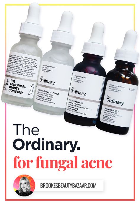 These are my Top 4 Product Picks from the Ordinary, and all of these products are safe for fungal acne. #fungalacne #theOrdinary #malassezia #acnesafe #clearskin Fungal Acne Products, Fungal Acne Safe Products, Chemical Exfoliation, Severe Acne, The Ordinary Skincare, Skin Pores, Wrinkled Skin, Sensitive Skin Care, Acne Skin